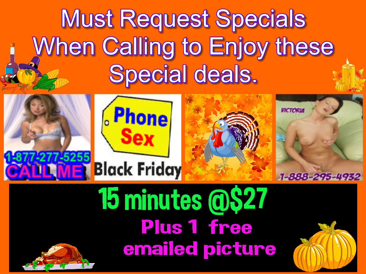 Black Friday 2022 special deals and offers in phonesex